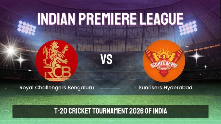 IPL Cricket Betting ID Login 2026 RCB vs SRH